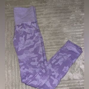 purple camo NVGTN leggings